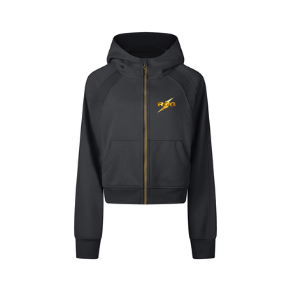 Cropped RGG Zip-Through Hoodie