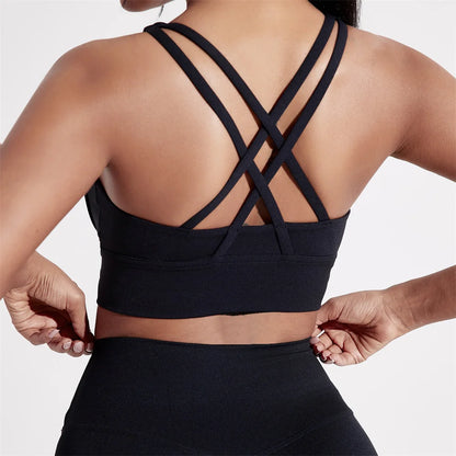 Cross back Fitness Bra