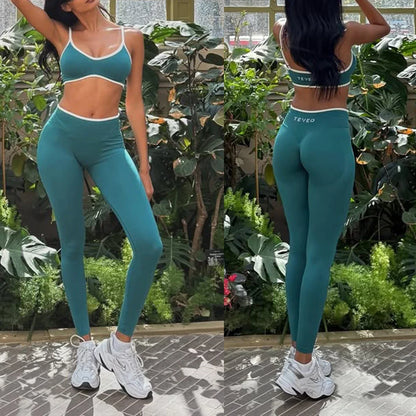 TEVEO 2 Piece Yoga/Gym Set