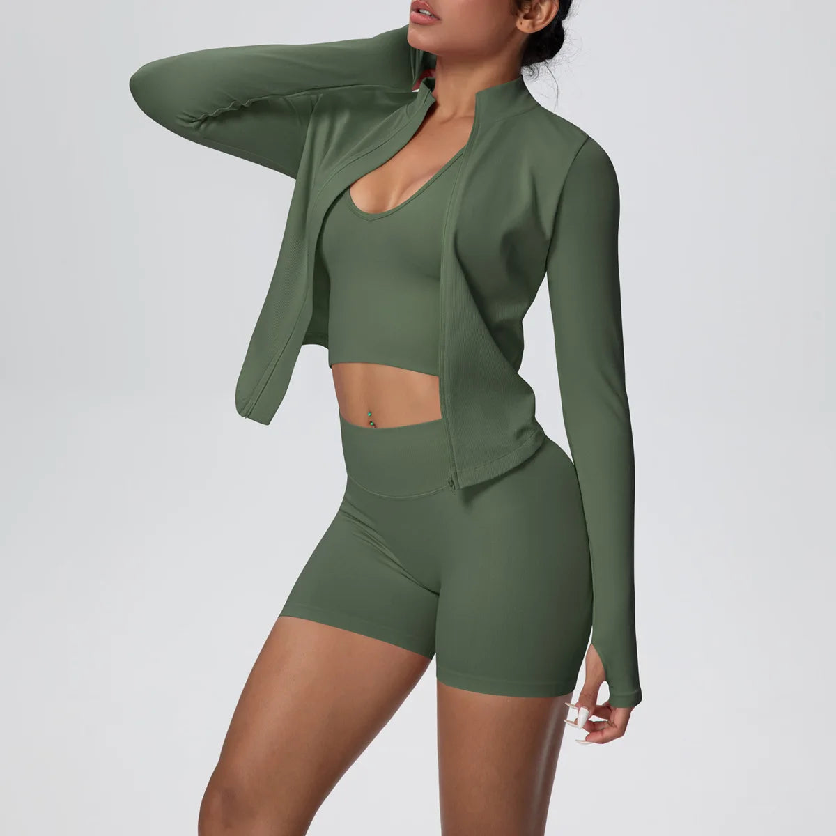 3PCS Seamless Pilates Set