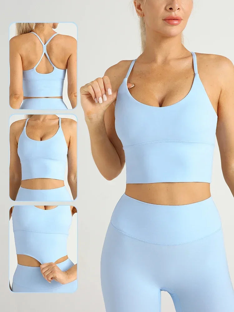 Cross Back Sports Bra