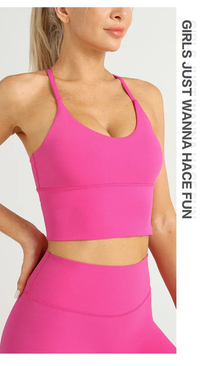 Cross Back Sports Bra