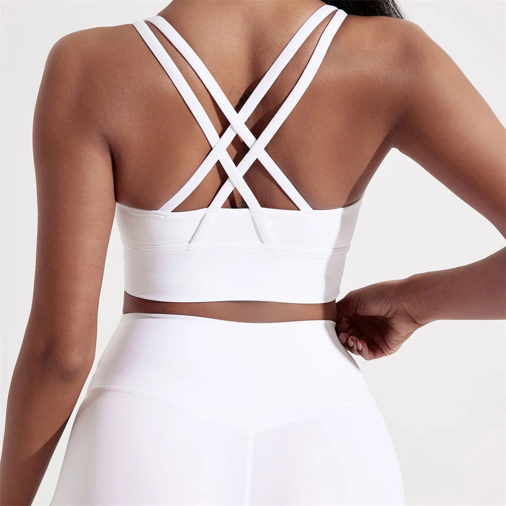 Cross back Fitness Bra
