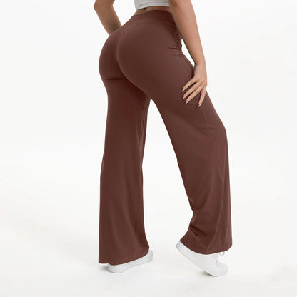 Straight Leg Mid-Waist Gym Leggings