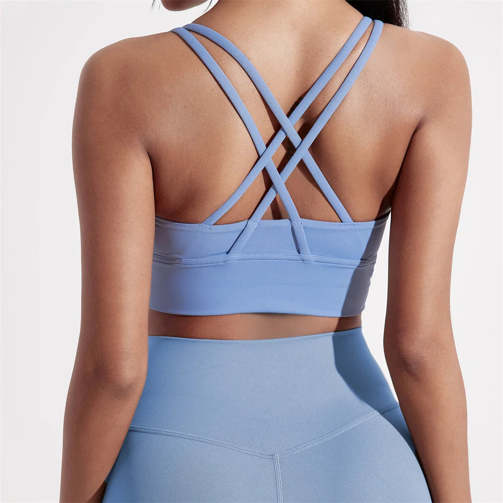 Cross back Fitness Bra