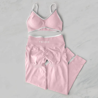 TEVEO 2 Piece Yoga/Gym Set