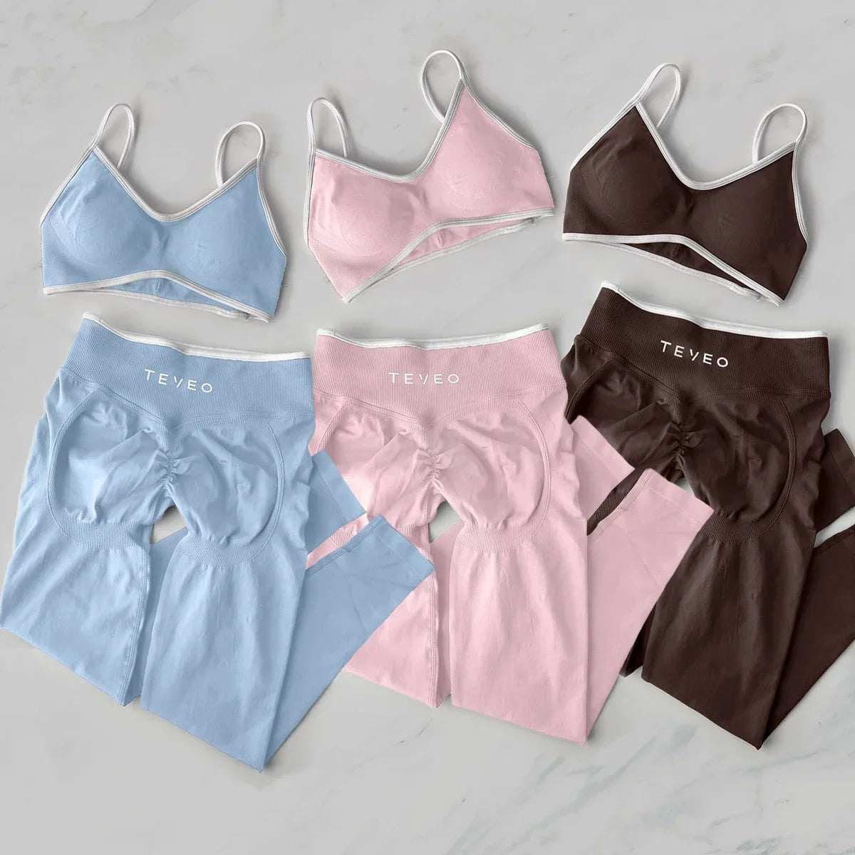 TEVEO 2 Piece Yoga/Gym Set