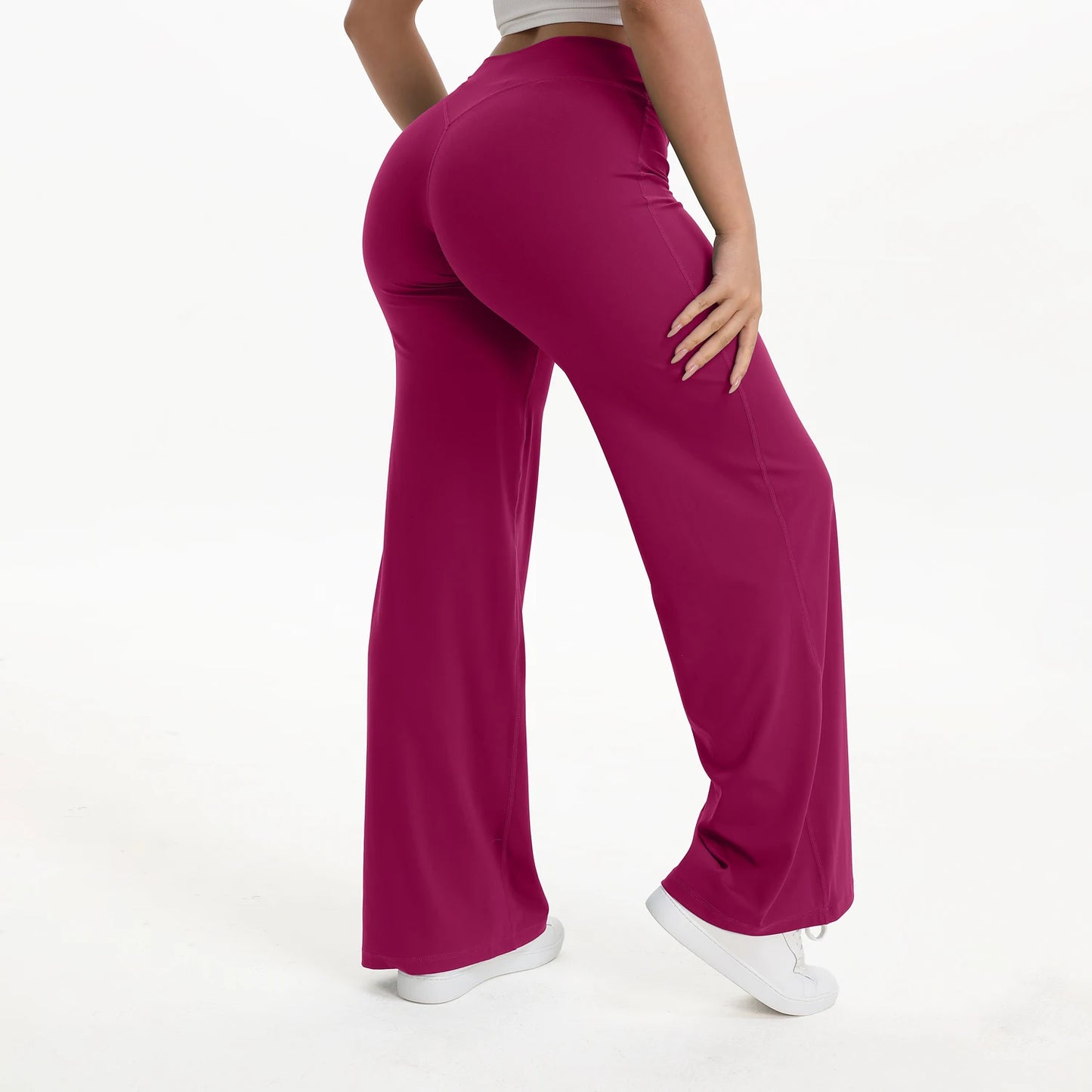 Straight Leg Mid-Waist Gym Leggings