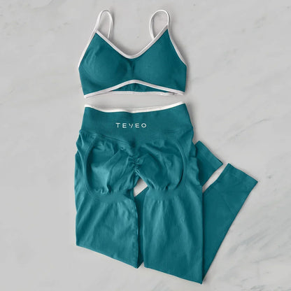 TEVEO 2 Piece Yoga/Gym Set