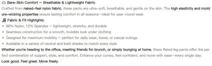 High-Waisted Flared Pants
