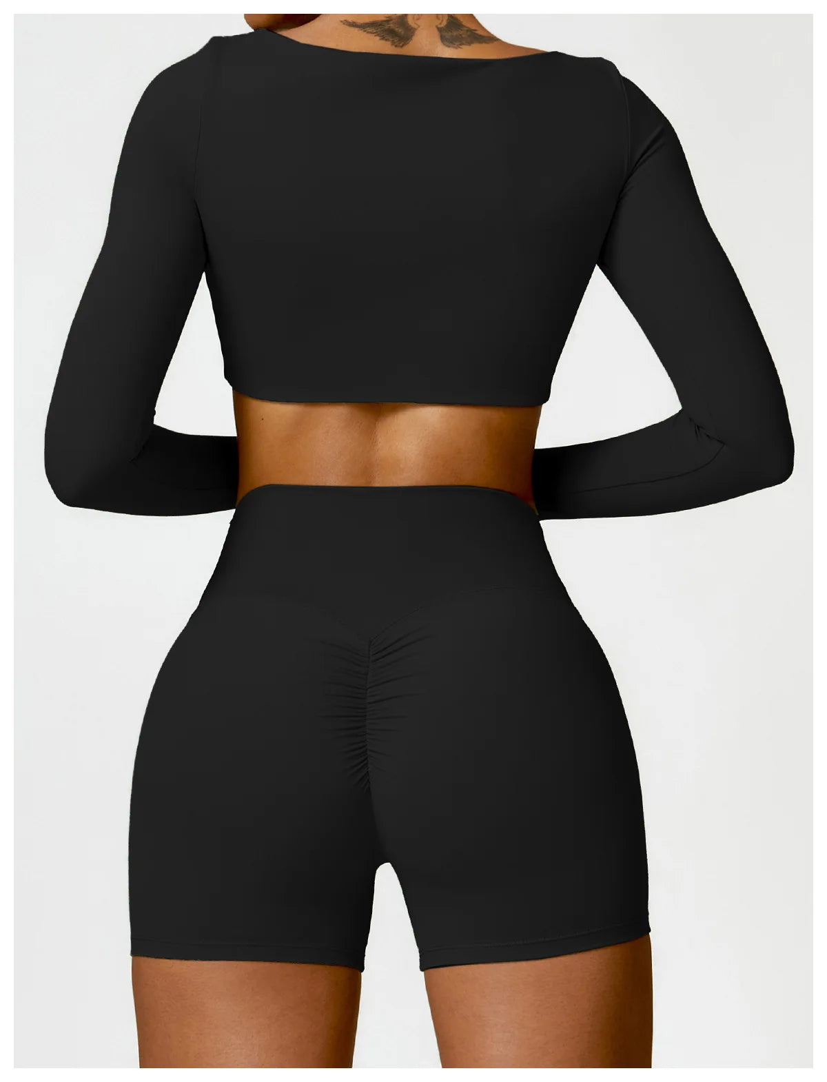 Square Neck Sports Crop Top