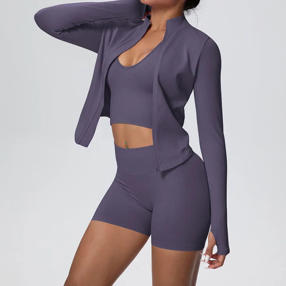3PCS Seamless Pilates Set