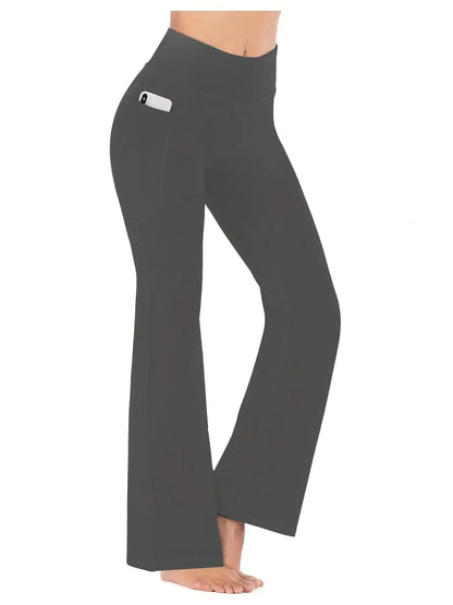 Women's Flared Pants with Pockets