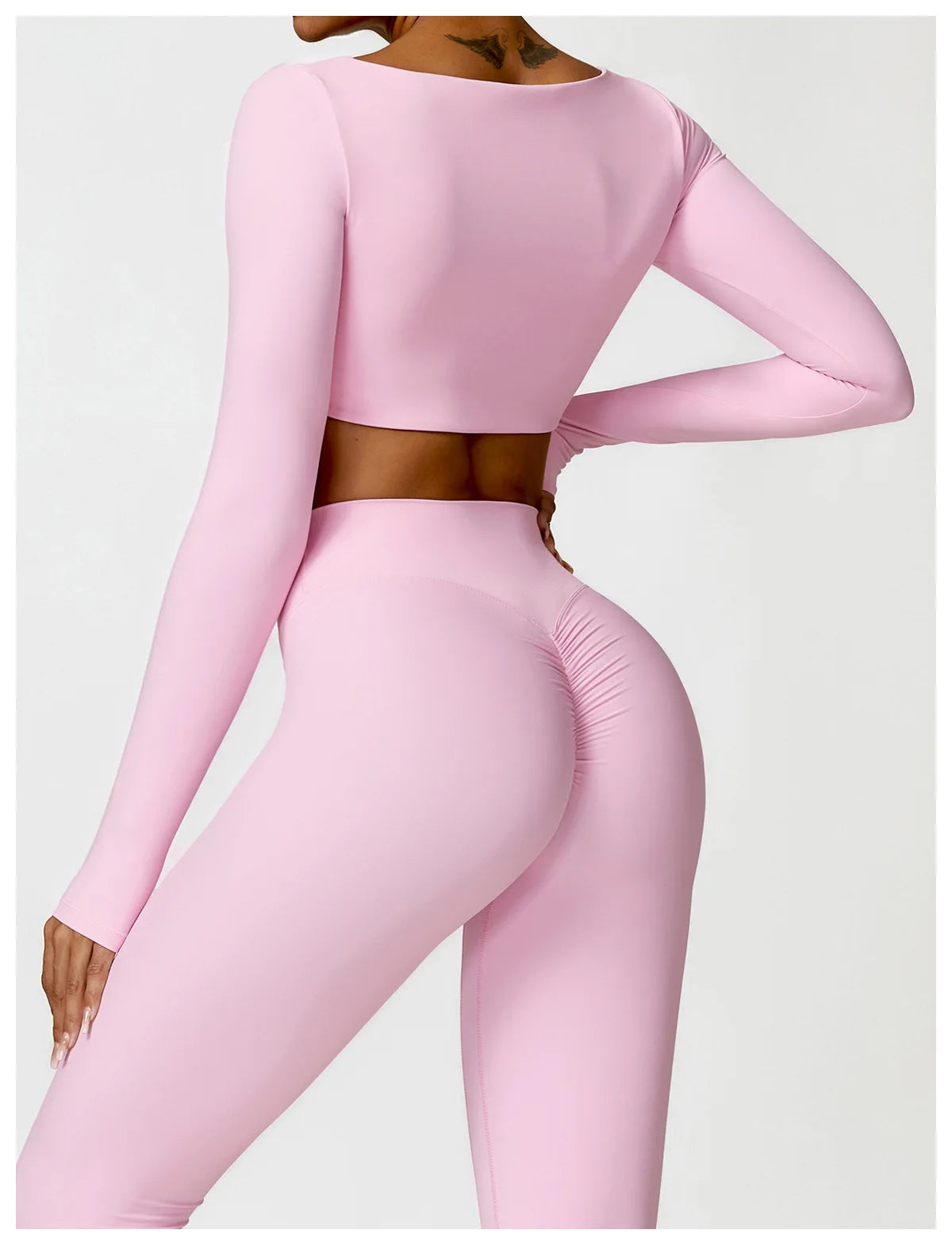 Square Neck Sports Crop Top