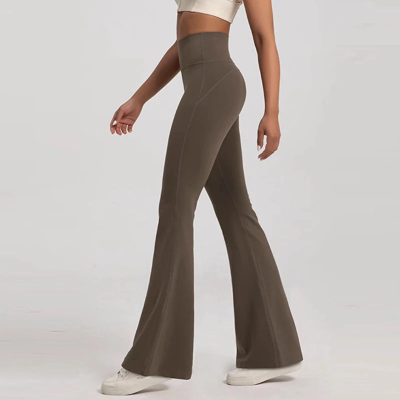 High-Waisted Flared Pants