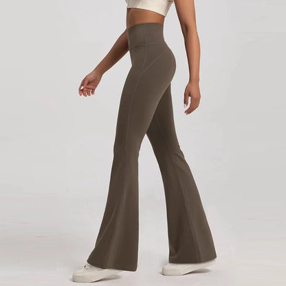 High-Waisted Flared Pants