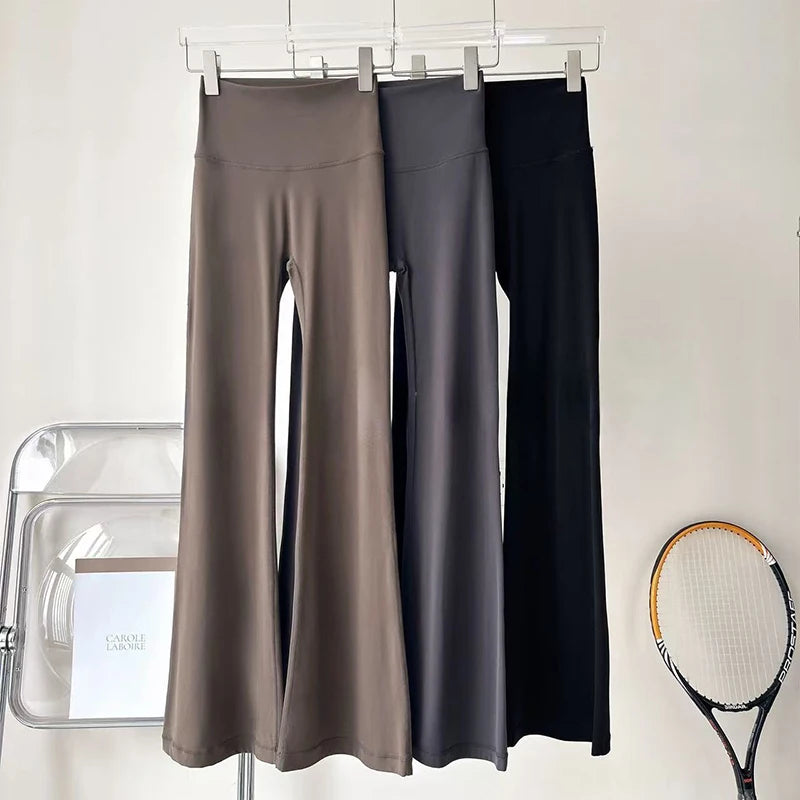 High-Waisted Flared Pants