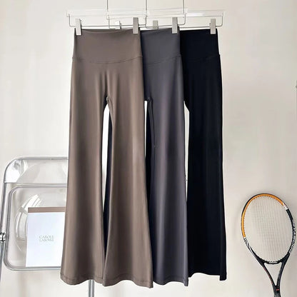 High-Waisted Flared Pants