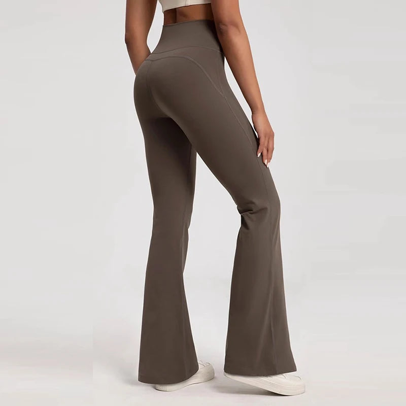 High-Waisted Flared Pants