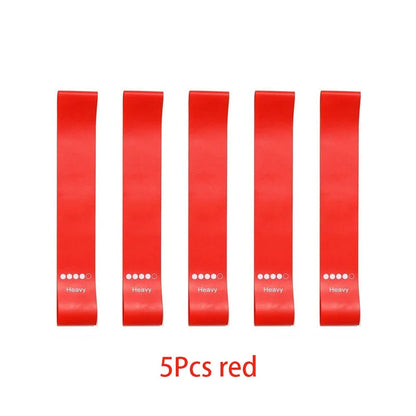 5Pcs/Set Yoga Resistance Rubber Bands