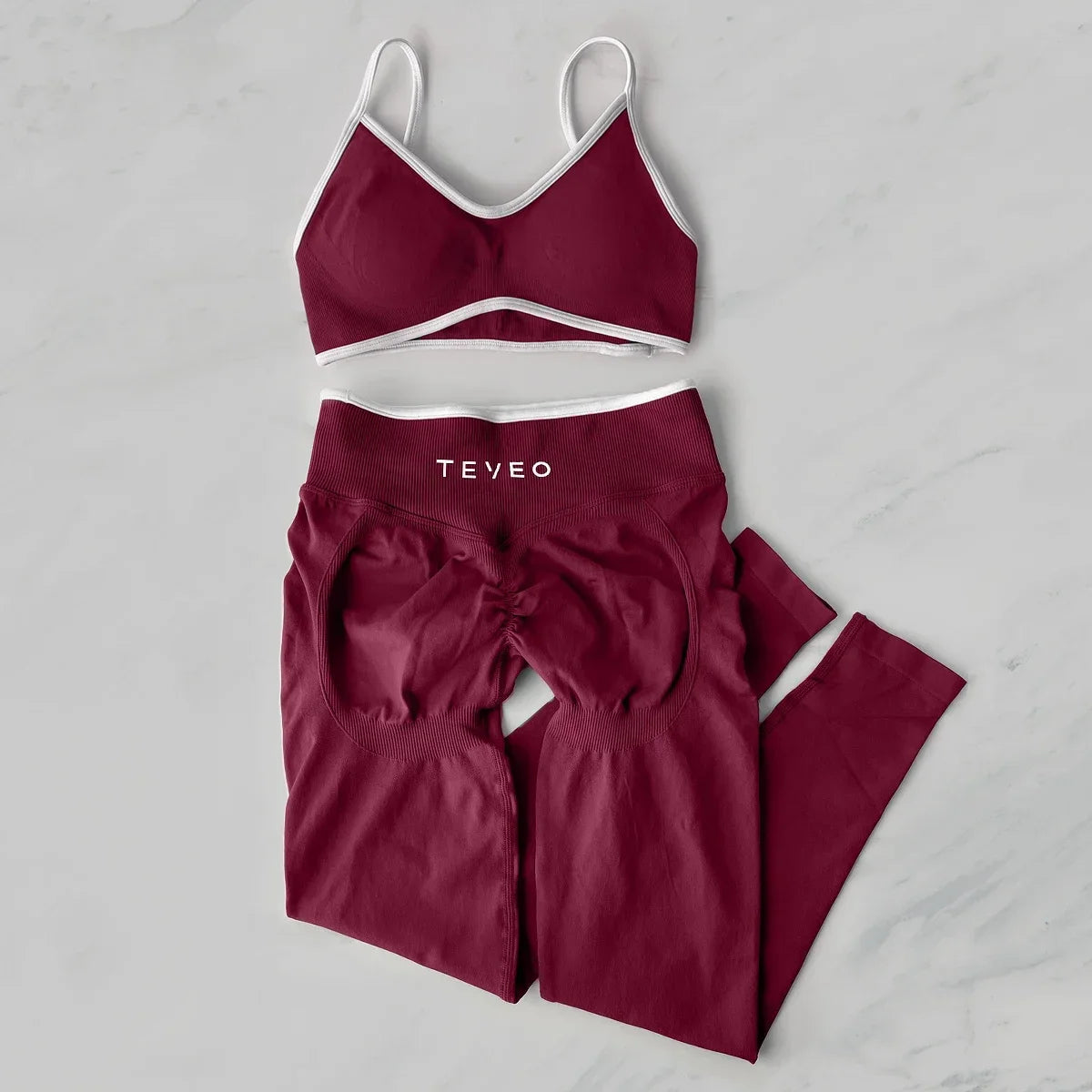 TEVEO 2 Piece Yoga/Gym Set