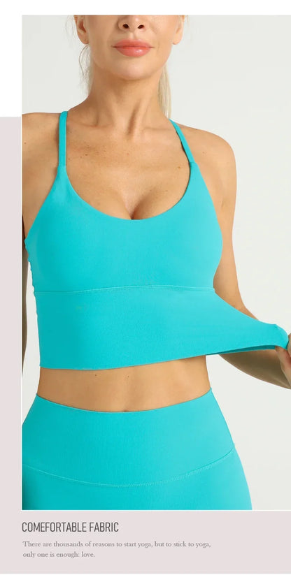Cross Back Sports Bra