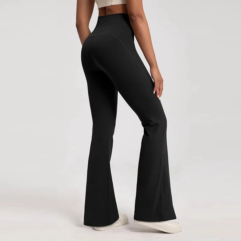 High-Waisted Flared Pants