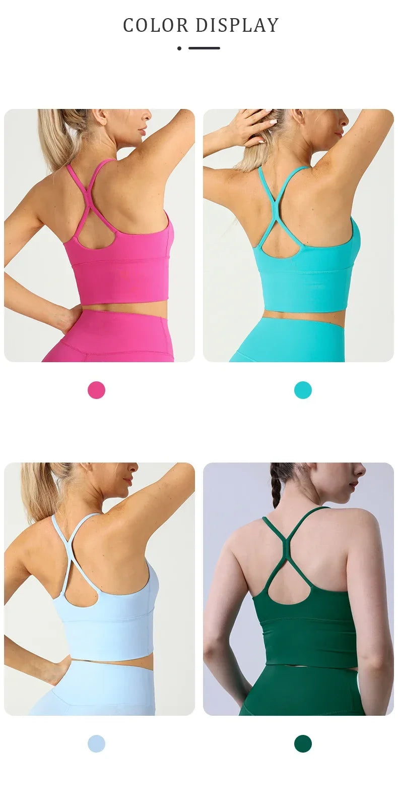 Cross Back Sports Bra