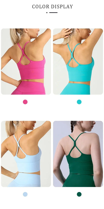 Cross Back Sports Bra