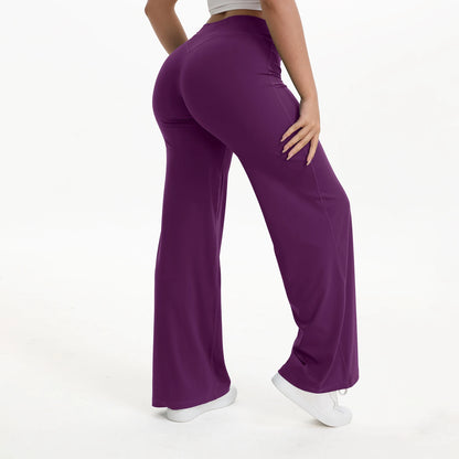 Straight Leg Mid-Waist Gym Leggings