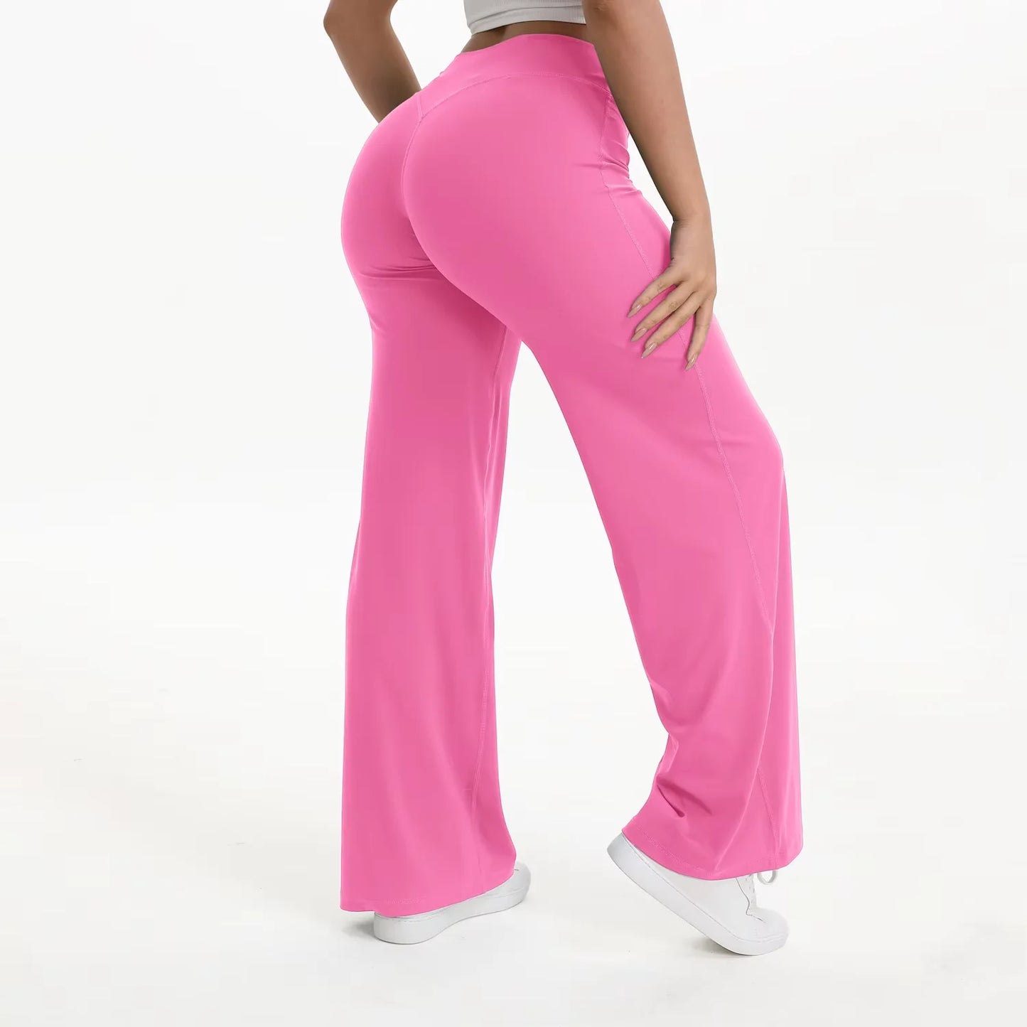 Straight Leg Mid-Waist Gym Leggings