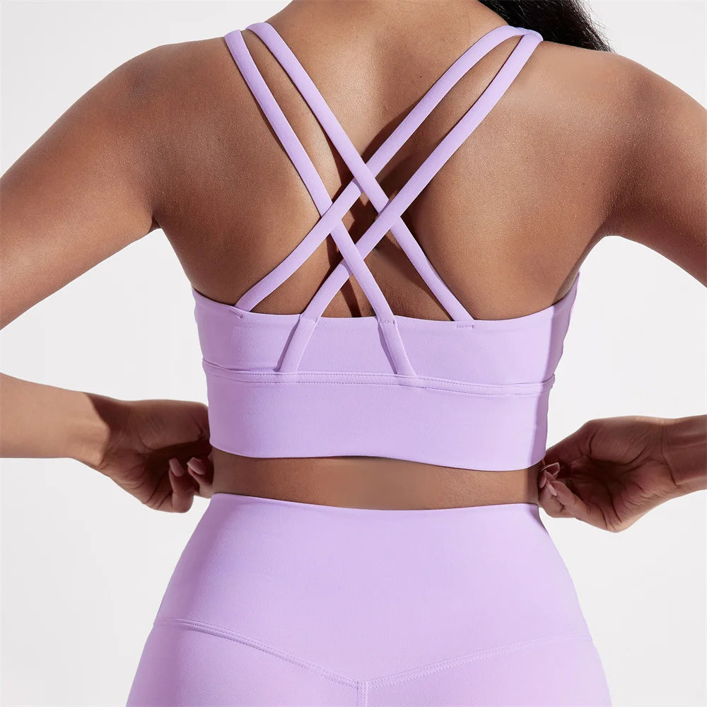 Cross back Fitness Bra