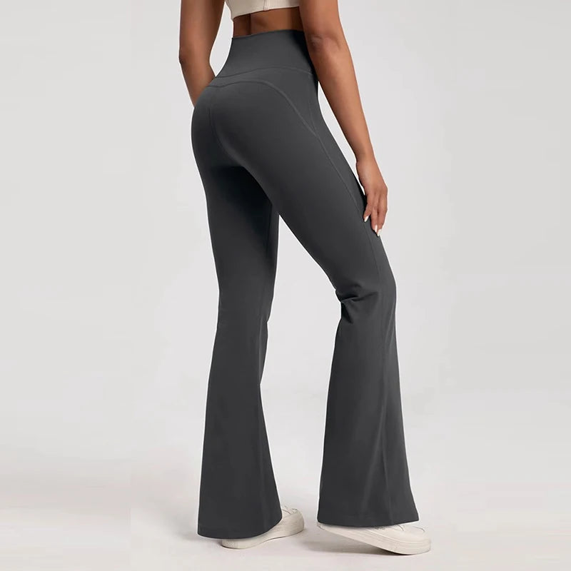 High-Waisted Flared Pants