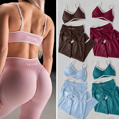 TEVEO 2 Piece Yoga/Gym Set