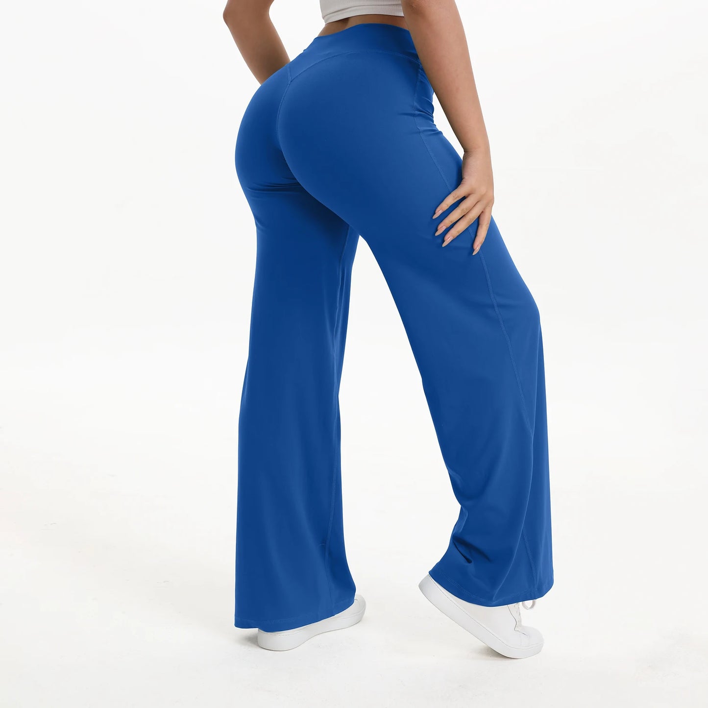 Straight Leg Mid-Waist Gym Leggings