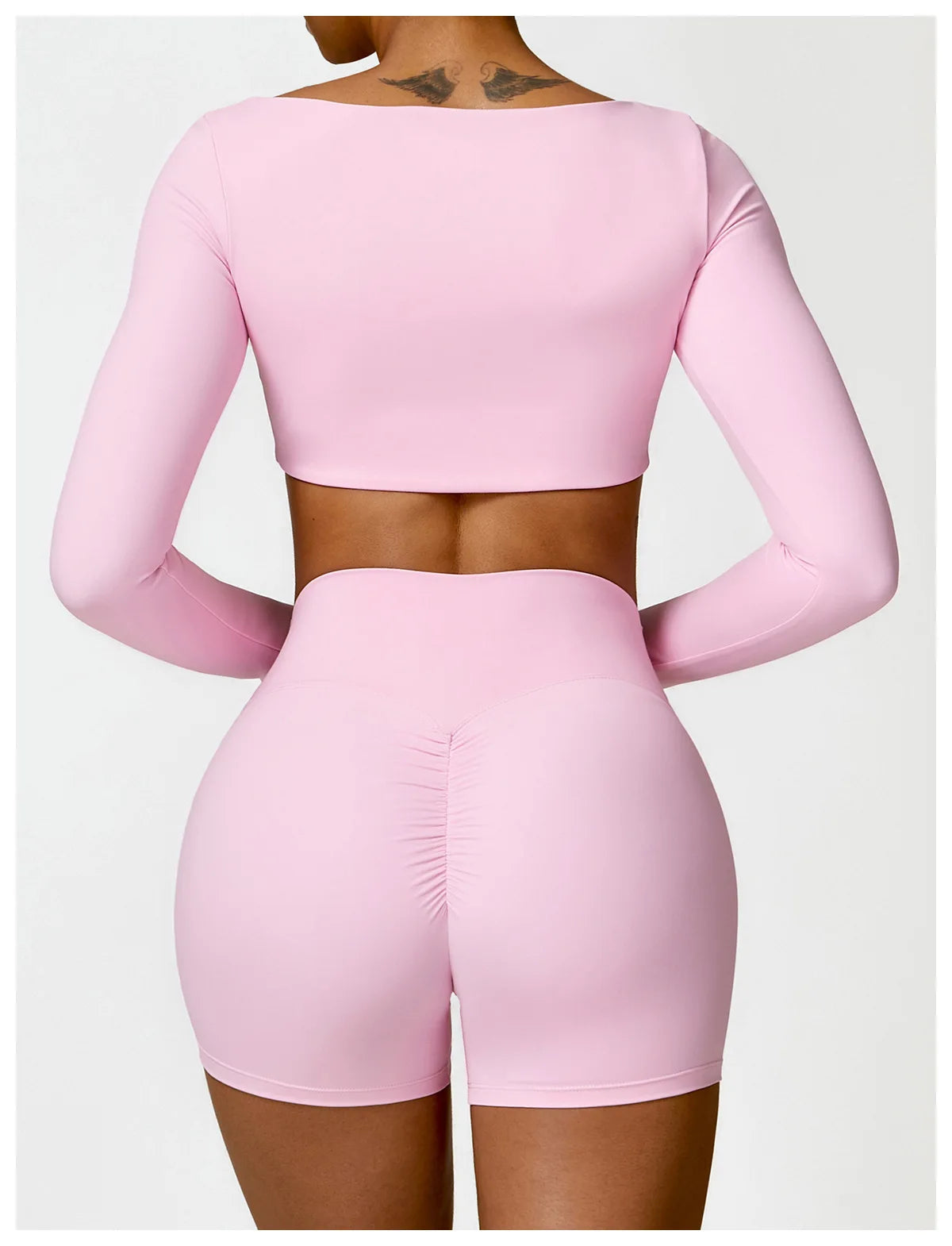 Square Neck Sports Crop Top