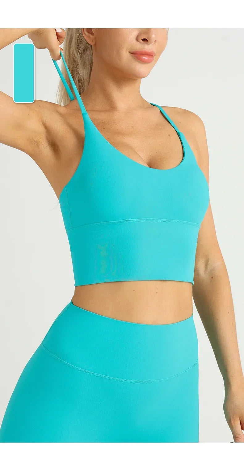 Cross Back Sports Bra