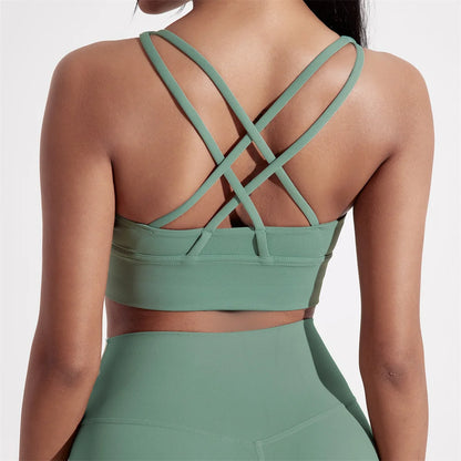 Cross back Fitness Bra