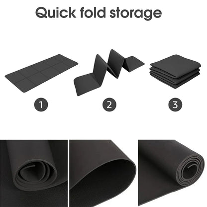 Yoga Mat Anti-skid Sports Fitness EVA Comfort Foam 4MM Thick