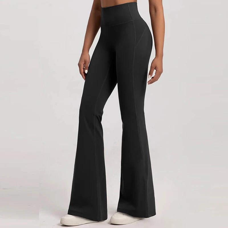 High-Waisted Flared Pants