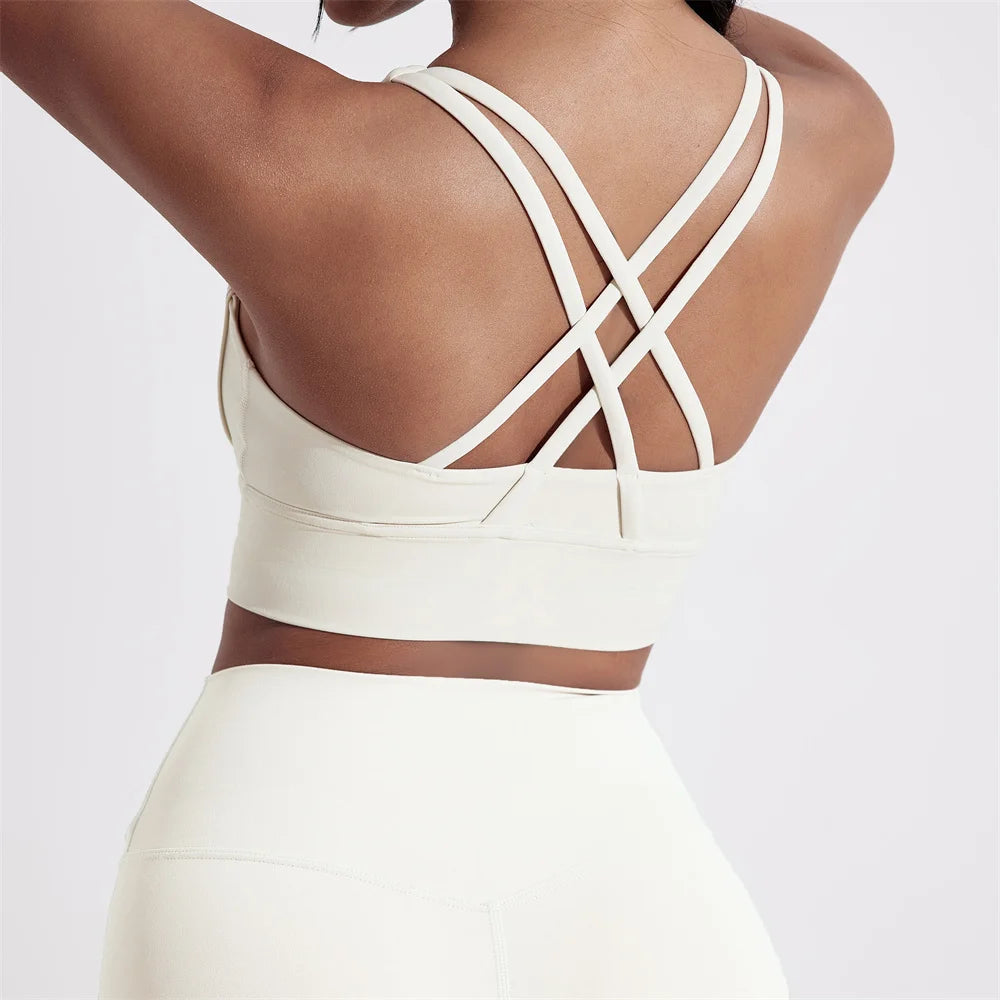 Cross back Fitness Bra