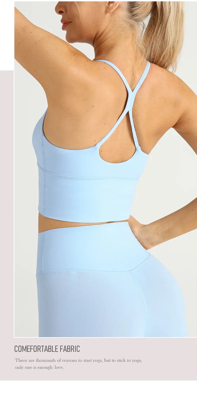Cross Back Sports Bra