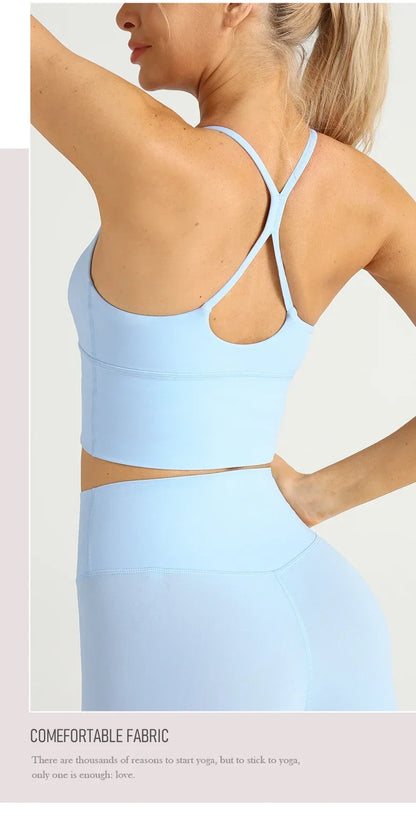 Cross Back Sports Bra