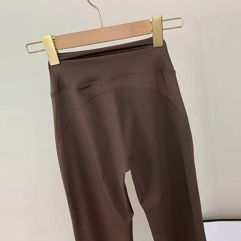 High-Waisted Flared Pants