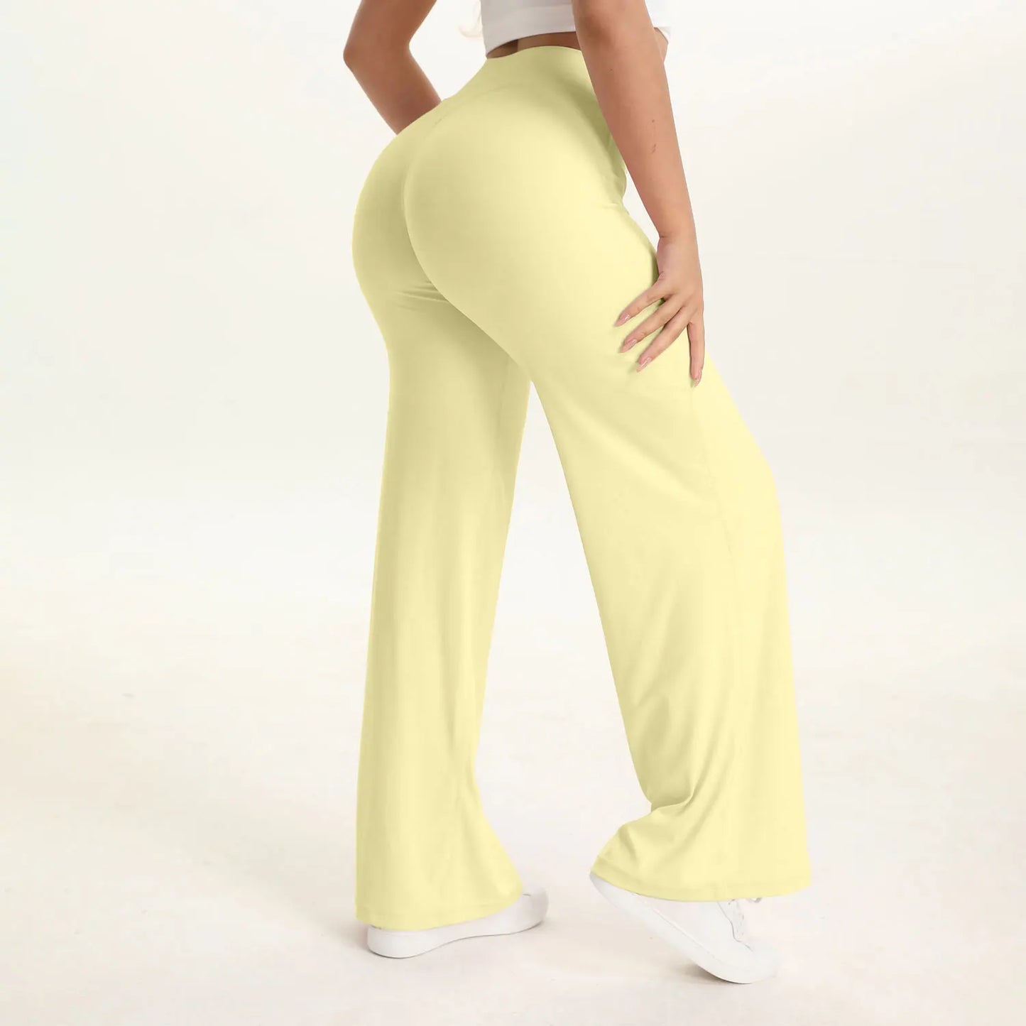 Straight Leg Mid-Waist Gym Leggings