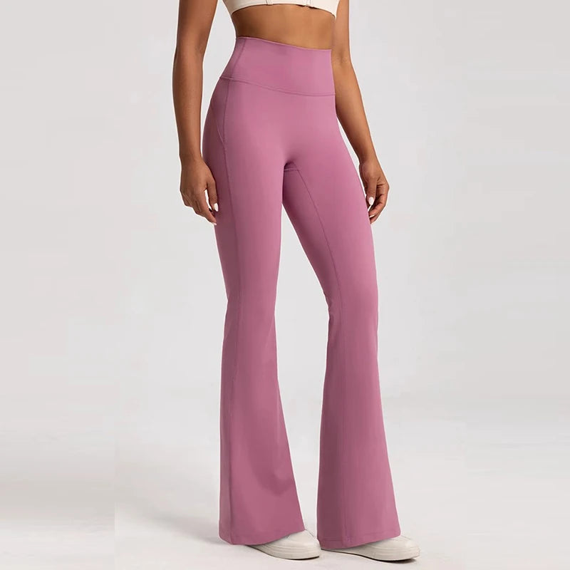 High-Waisted Flared Pants