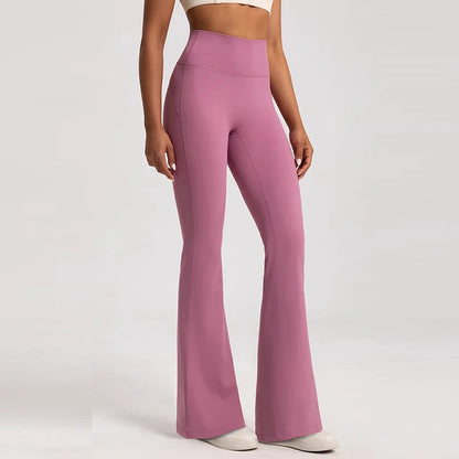 High-Waisted Flared Pants