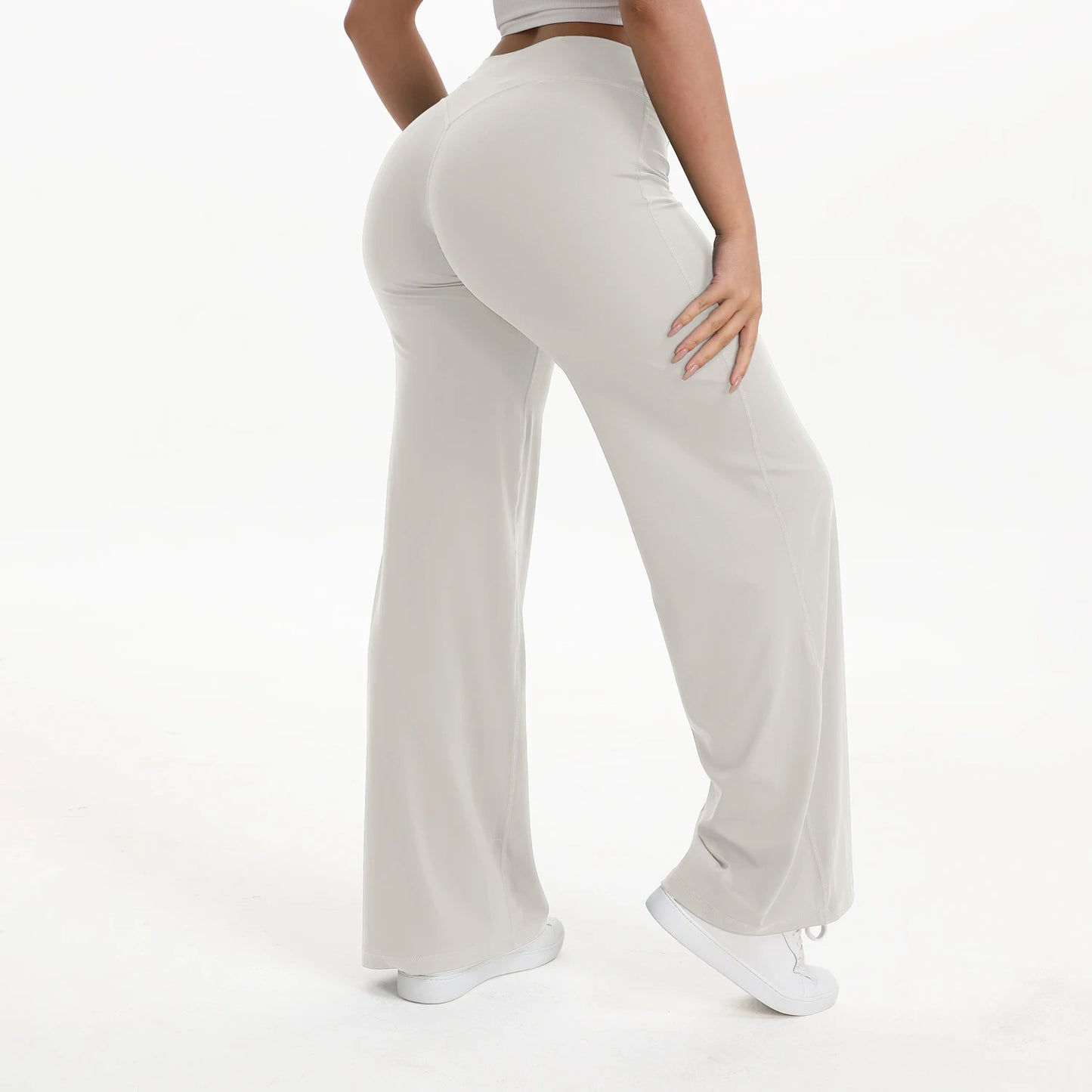 Straight Leg Mid-Waist Gym Leggings