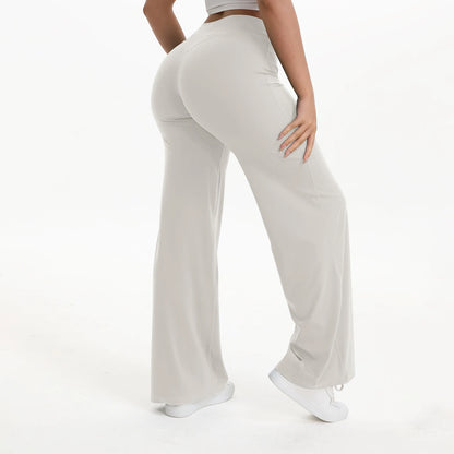 Straight Leg Mid-Waist Gym Leggings