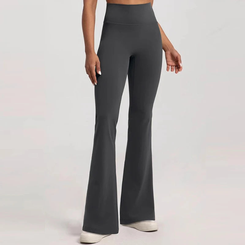 High-Waisted Flared Pants
